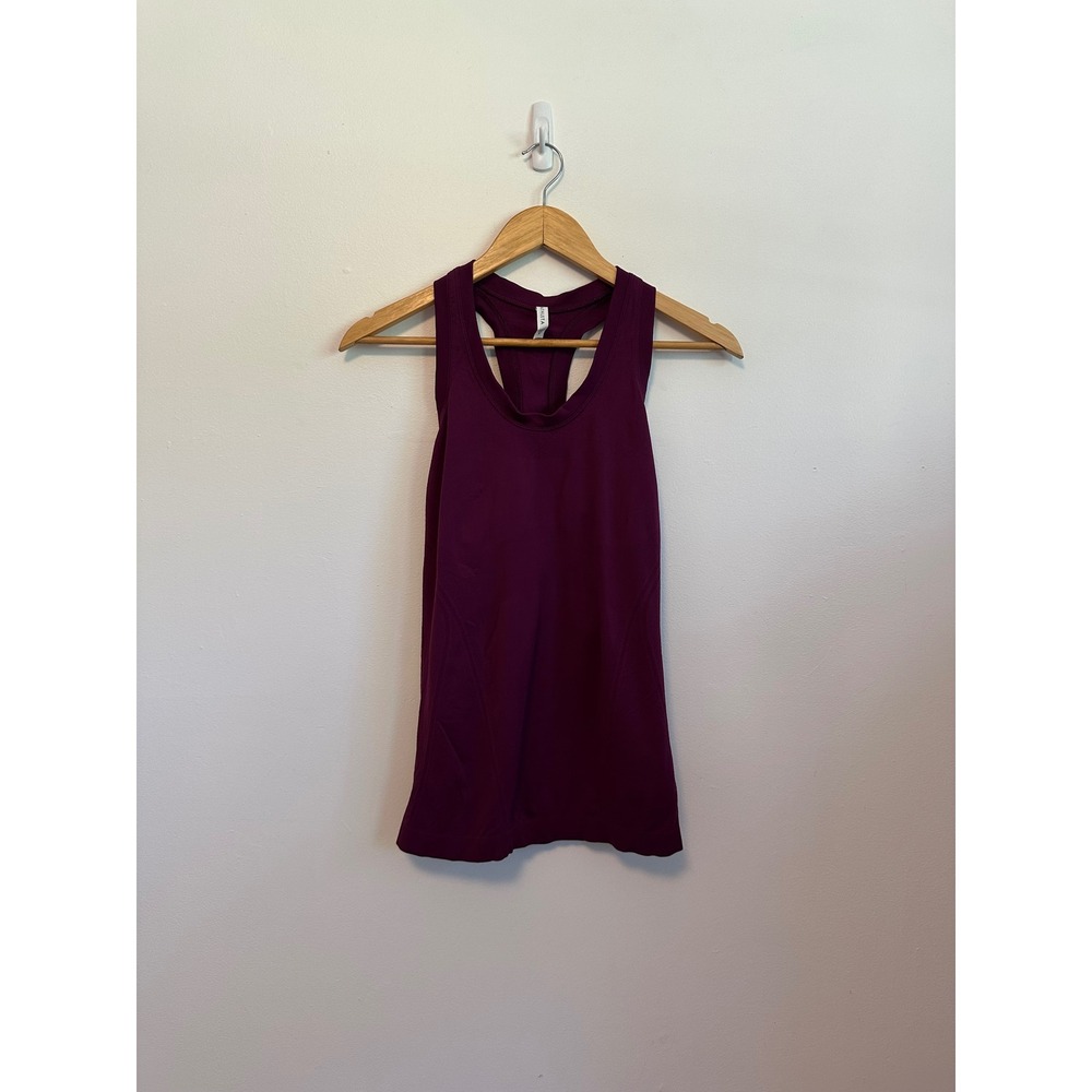 Athleta Momentum Seamless Racerback Purple Running and Gym Tank Top | Size Small